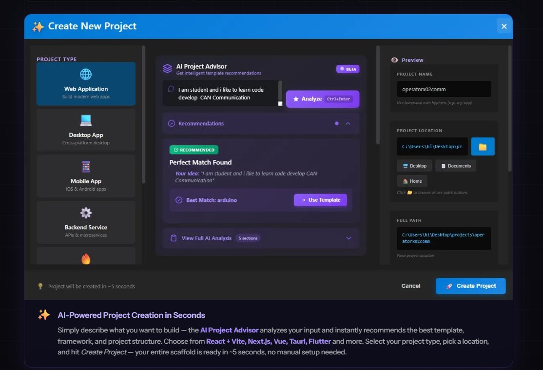 AI Project Advisor - Create New Project